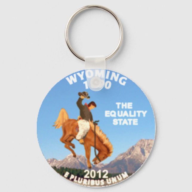 Wyoming Key Ring (Front)