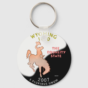 Wyoming Keychain