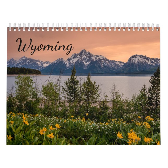 Wyoming Landscapes Calendar (Cover)