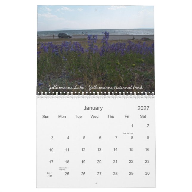 Wyoming life... calendar (Jan 2027)