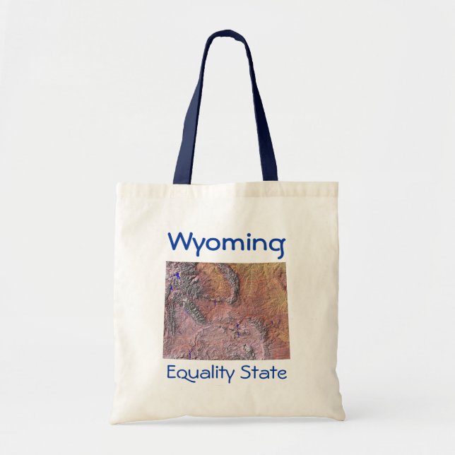 Wyoming Map Bag (Front)