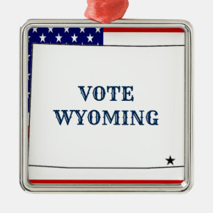 WYOMING METAL TREE DECORATION