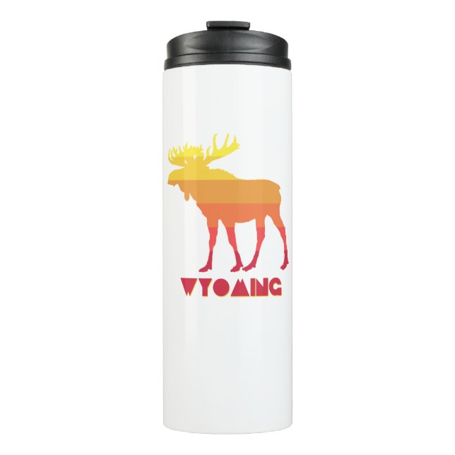 Wyoming Moose Thermal Tumbler (Front)