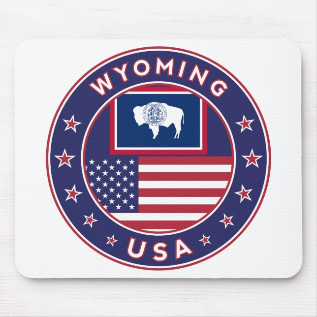 Wyoming Mouse Pad (Front)