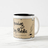 Wyoming Notary Public Scroll Feather Quill