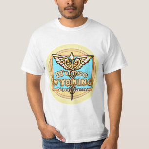 Wyoming Nurse Caduceus T-Shirt