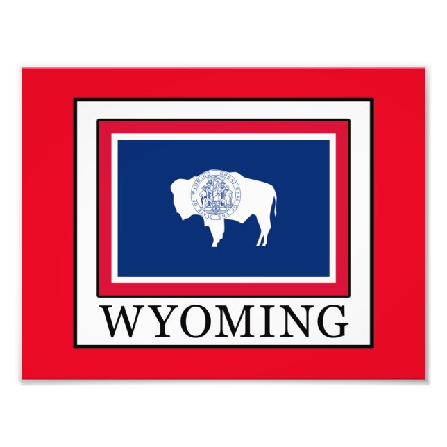 Wyoming Photo Print (Front)