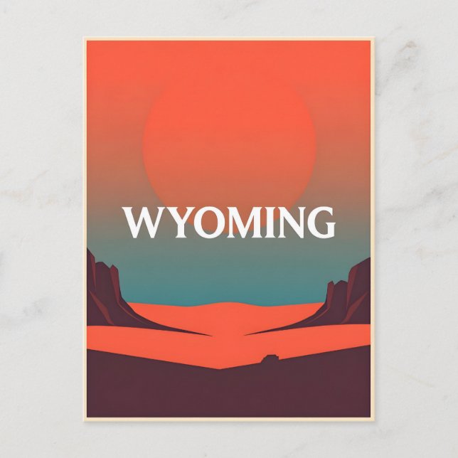 Wyoming Postcard (Front)