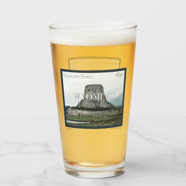 Wyoming Poster Glass (Front Filled)