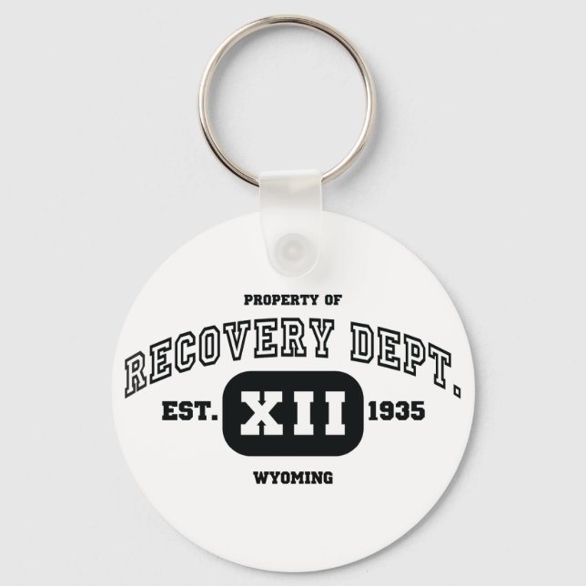 WYOMING Recovery Key Ring (Front)