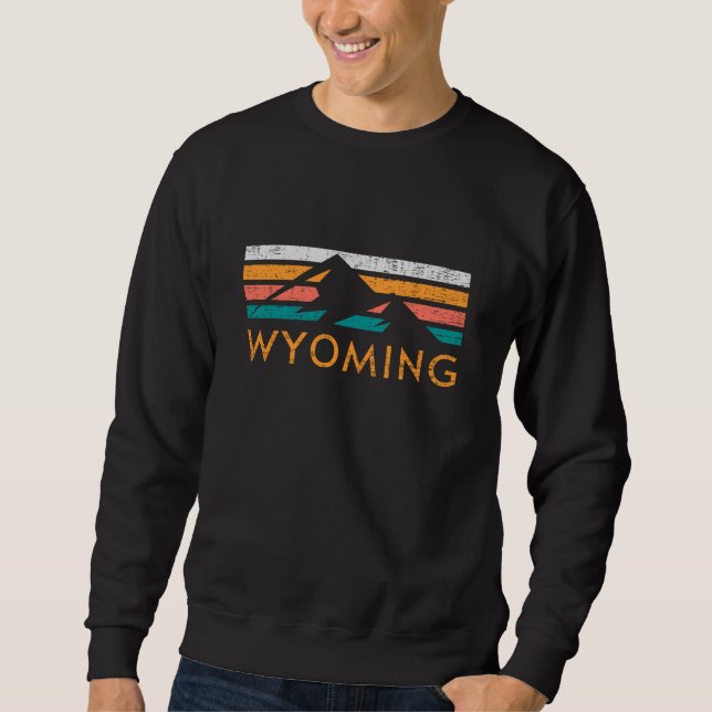 Wyoming Retro  Sweatshirt (Front)