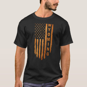 Wyoming Rustic Right To Bear Arms Second Amendment T-Shirt