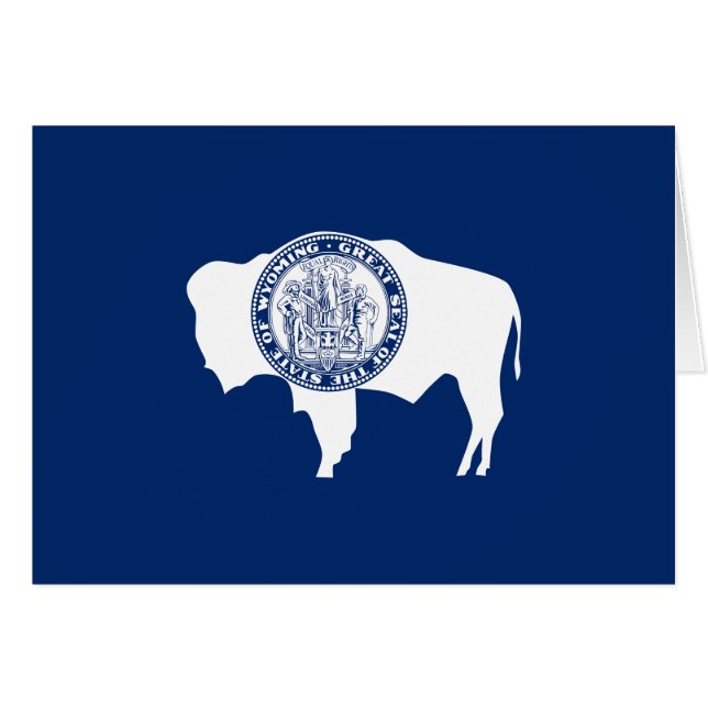 Wyoming State Flag (Front Horizontal)