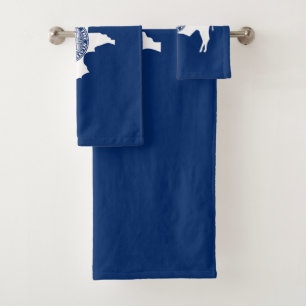 Wyoming State Flag Bath Towel Set