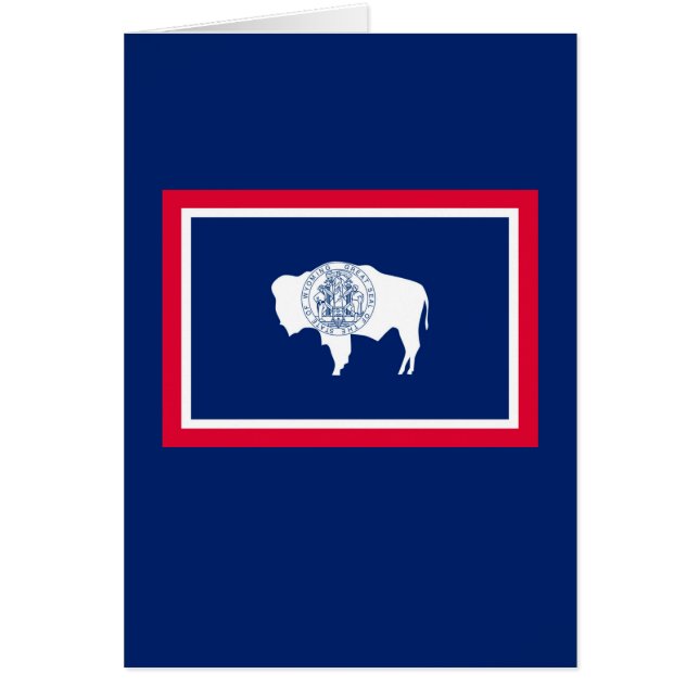Wyoming State Flag Design (Front)