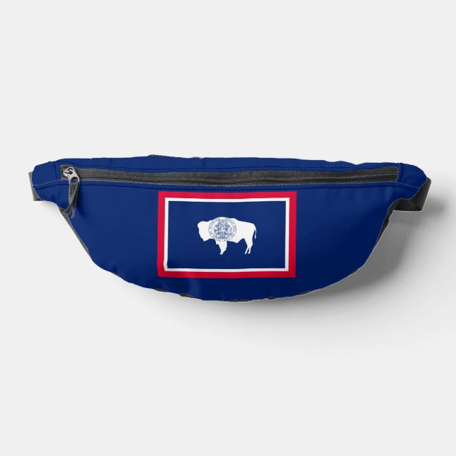 Wyoming State Flag Design Bum Bags (Lay Down)