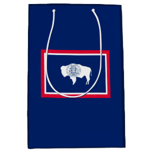 Wyoming State Flag Design Medium Gift Bag