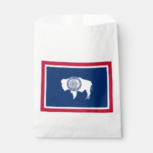 Wyoming State Flag Favour Bags