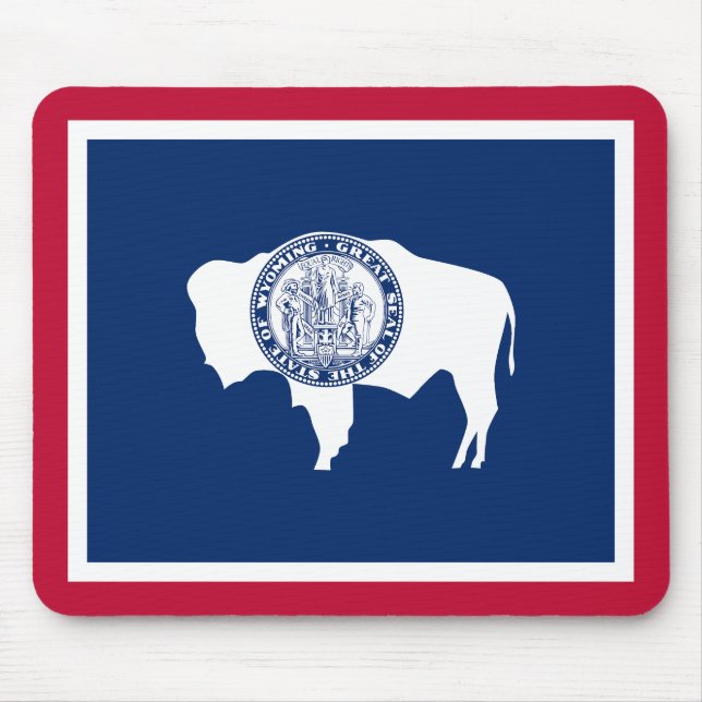 Wyoming State Flag Mouse Pad (Front)