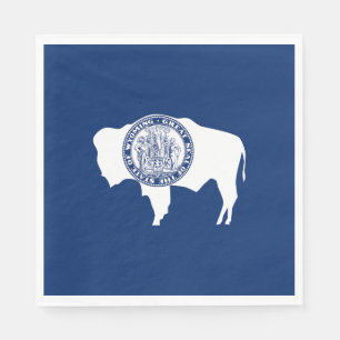 Wyoming State Flag Napkin