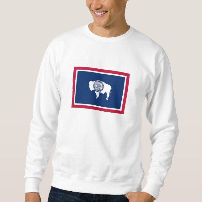 Wyoming State Flag Sweatshirt (Front)