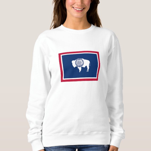Wyoming State Flag Sweatshirt (Front)