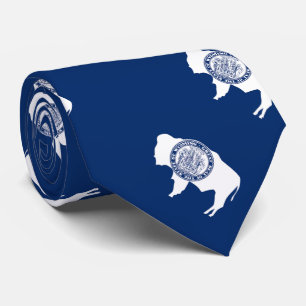 Wyoming State Flag Tie
