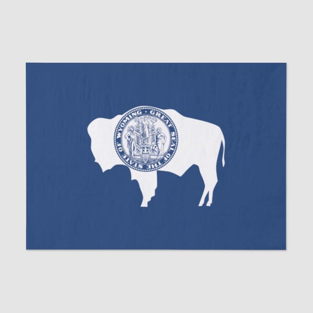 Wyoming State Flag Tissue Paper (Front)