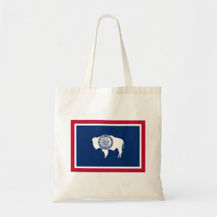 Wyoming State Flag Tote Bag
