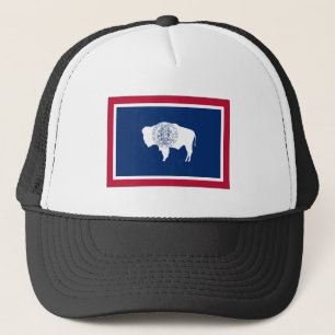 Wyoming State Flag Trucker Hat