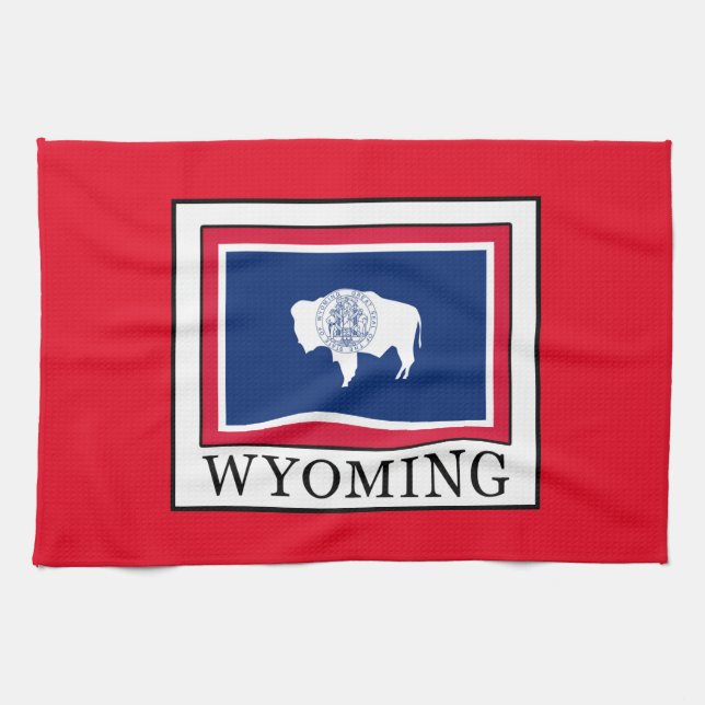Wyoming Tea Towel (Horizontal)