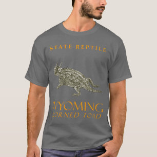 Wyoming Territory Reptile The Horned Toad T-Shirt