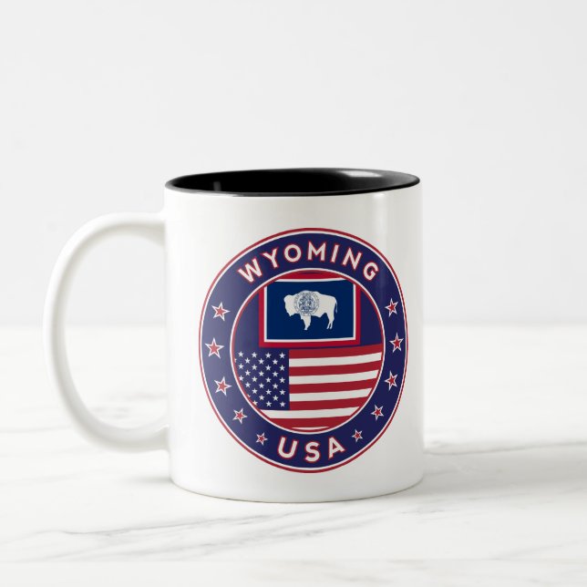 Wyoming Two-Tone Coffee Mug (Left)