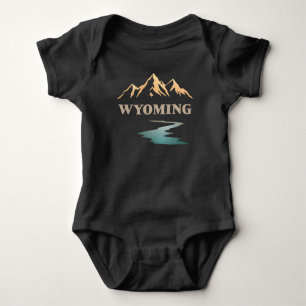 Wyoming United States of America Baby Bodysuit