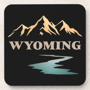 Wyoming United States of America Coaster