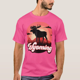 Wyoming Vacation Usa America Cheyenne Hiking Fishi T-Shirt