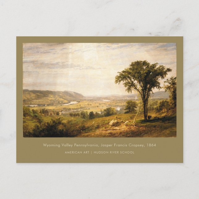 Wyoming Valley Pennsylvania American Art Painting Postcard (Front)