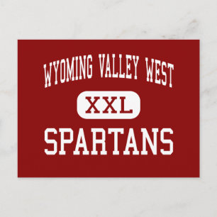 Wyoming Valley West - Spartans - Middle - Kingston Postcard