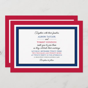 Wyomingite Flag, Flag of Wyoming Wedding Invitation