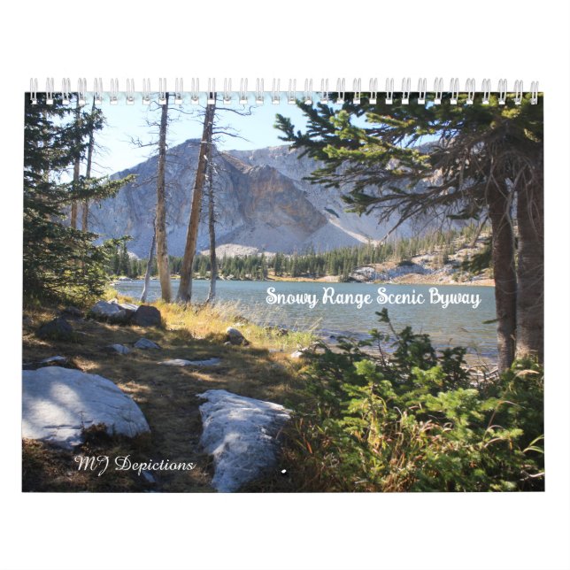 Wyoming's Snowy Range Scenic Byway Calendar (Cover)