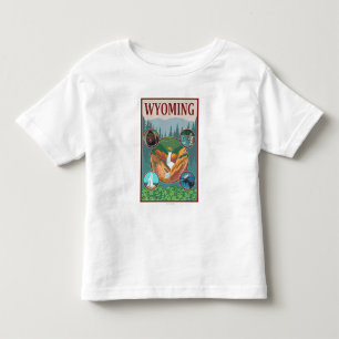 WyomingWyoming Collage Toddler T-Shirt