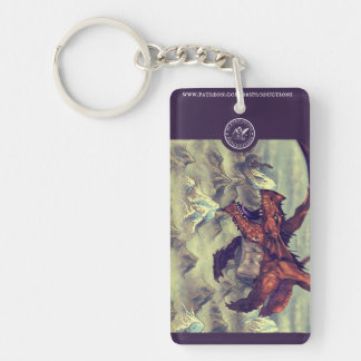 Wyrm and Wold art Acrylic Keychain