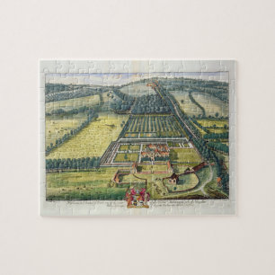 Wytham in the county of Berkshire engraved by Joha Jigsaw Puzzle