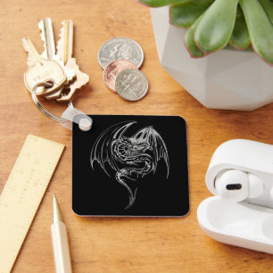 Wyvern Dragon Are Fantasy Mythical Creatures Key Ring