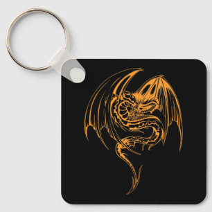 Wyvern Dragon Are Fantasy Mythical Creatures Key Ring