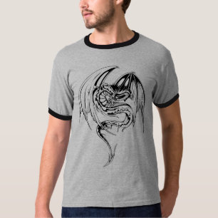 Wyvern Dragon Are Fantasy Mythical Creatures T-Shi T-Shirt