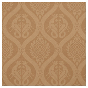Wyvern Ogee, Caramel Fabric