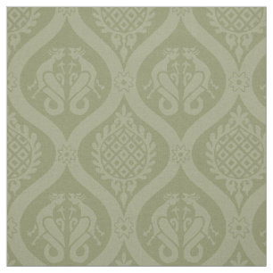 Wyvern Ogee, Spring Green Fabric