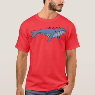 x27Oh Whalex27 Whale Illustration 1 Classic TShirt