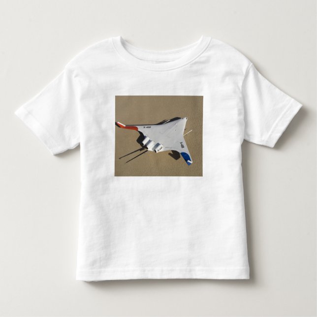 X-48B Blended Wing Body unmanned aerial vehicle 2 Toddler T-Shirt (Front)